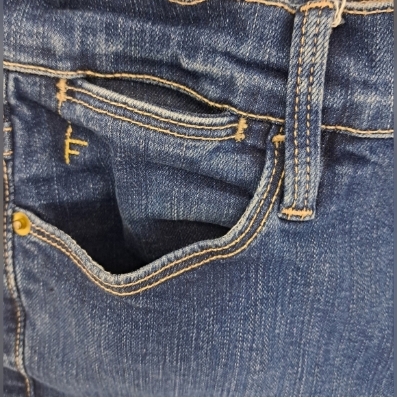 FRAME Le High Flare Jeans Size 25 Benedict Canyon Dark Wash 70s Style - Picture 10 of 16